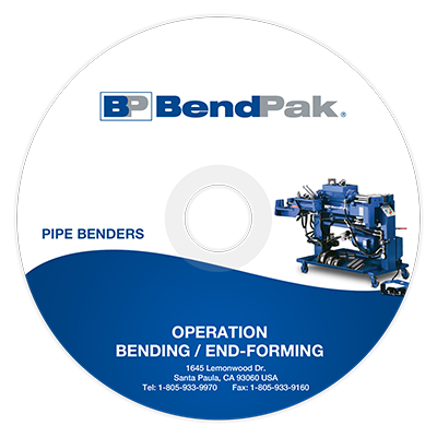 Pipe Bender Card System CS-1 BendPak