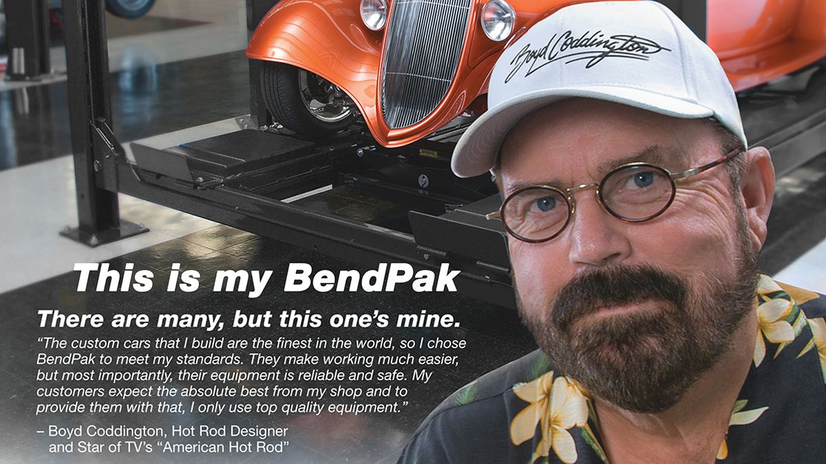 Boyd Coddington BendPak Four-Post Lift