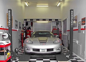 Corvette BendPak Four Post Parking Lift Home Garage