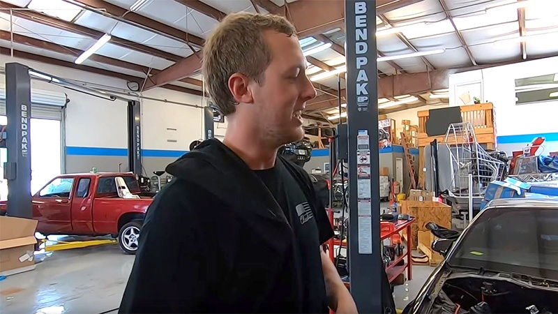 Cleetus McFarland on YouTube uses BendPak car lifts