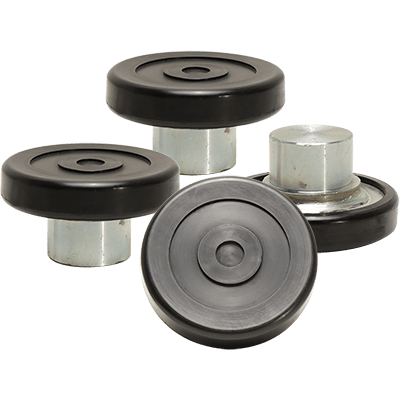 Lift Pad Assembly (60 mm) Lift Pad Assembly / 60 mm Pin and Polyurethane Tuf-Pad / SET OF 4