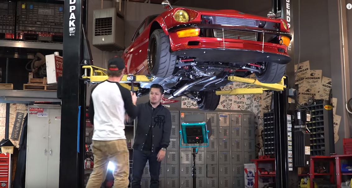 Hoonigans garage with BendPak equipment